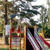 Lekplats på campingen